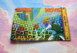 Pokemon Moltres Vintage Pocket Monsters Vending HOLO Prism Sticker 1998 Bandai - Image 2