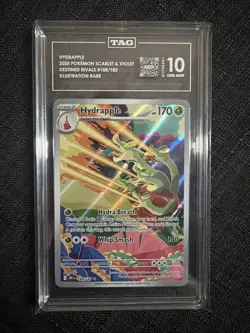Pokemon TCG: Destined Rivals Hydrapple 188/182 Illustration Rare TAG Gem Mint 10 - Image 1