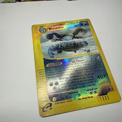 Pokemon Blastoise 37/165 Expedition Base Set Reverse Holo Rare WOTC HP - Image 3