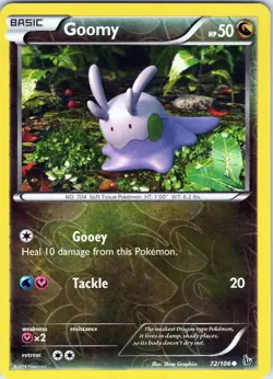 Goomy 72/106 Common - Pokemon TCG XY: Flashfire - Reverse Holo (NM) - Image 1