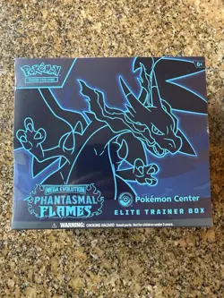 Phantasmal Flames Pokemon Center Exclusive Elite Trainer Box ETB Sealed *Read - Image 1