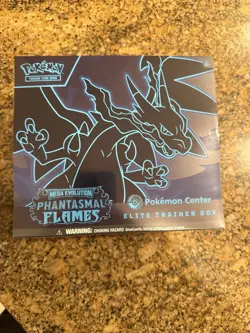 Phantasmal Flames Pokemon Center Exclusive Elite Trainer Box ETB Sealed PKC - Image 3