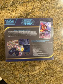 Phantasmal Flames Pokemon Center Exclusive Elite Trainer Box ETB Sealed PKC - Image 5