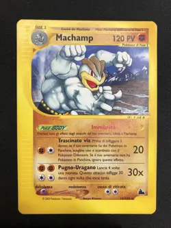 Pokemon Machamp 16/144 Skyridge Rara Unlimited Wizards ITA Carte Vintage - Image 1
