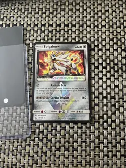 Pokemon TCG Solgaleo Prism Sun & Moon: Ultra Prism 89/156 Reverse Holo Holo Rare - Image 1