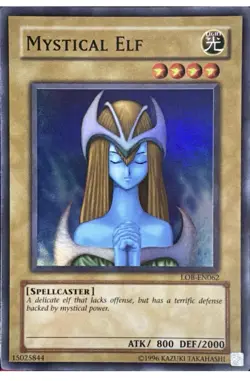 Mystical Elf LOB-EN062 Unlimited Super Rare NM - Image 1