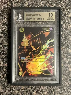 2025 ONE PIECE LEGACY OF THE MASTER #OP13011 PORTGAS.D.ACE ALT ART SP BGS 10 - Image 1