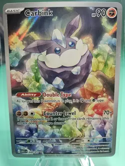 Carbink 242/217 Illustration Rare Ascended Heroes Pokemon TCG Card English - Image 1