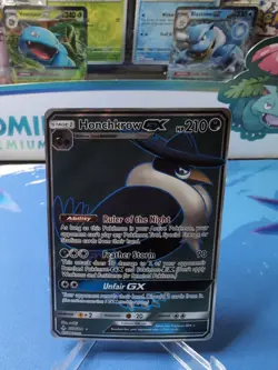 Honchkrow GX - 202/214 - Pokemon Unbroken Bonds Sun & Moon Full Art Rare Card NM - Image 1