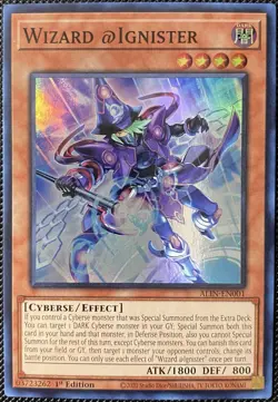 Wizard @Ignister ALIN-EN001 Alliance Insight 1st Edition - Yugioh Card - Image 1