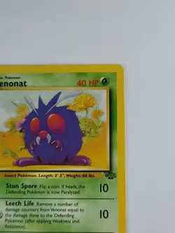 Pokemon Card 1st Edition Venonat 63/64 Jungle Regular US - Image 3