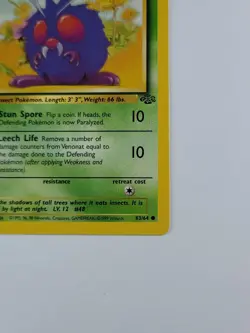 Pokemon Card 1st Edition Venonat 63/64 Jungle Regular US - Image 4