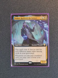 MTG Oskar, Rubbish Reclaimer - Extended Art - NCC - Near Mint+ Condition - Image 1