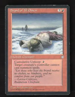Brand of Ill Omen Ice Age # LP Magic the Gathering - Image 1