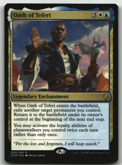 Oath of Teferi R Dominaria 200 LP - Image 1