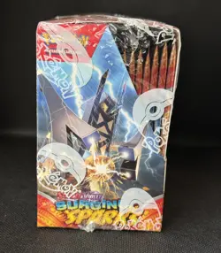 ⚡PROTECTOR INCLUDED⚡Pokemon TCG: Surging Sparks Factory Sealed Booster Box - Image 4