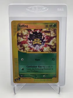 2002 Pokemon Expedition Koffing 114/165 Reverse Holo LP Nintendo - Image 1