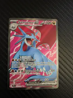 2025 Pokemon TCG Salamence EX Full Art Holo Ultra Rare Card 177/159 NM!! - Image 1