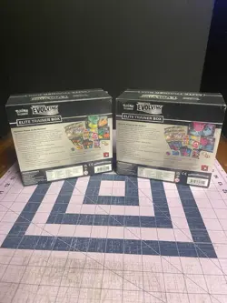 Pokemon TCG Sword & Shield Evolving Skies Elite Trainer Box Set of 2 ETBs Sealed - Image 2