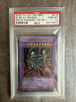Yu-Gi-Oh! B. Skull Dragon Metal Raiders 1st Edition Ultra Rare MRD-018 PSA 10 - Image 1