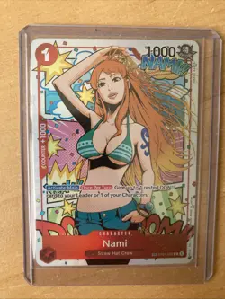 One Piece Card Nami Treasure Rare ST01-007 C English Alternate Art - Image 3