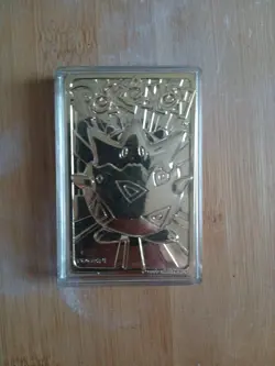 Vintage Pokemon 23k Gold-Plated Trading Card 1999 Burger King Togepi - Image 1