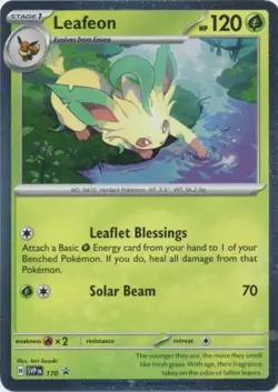 Leafeon SVP170 SVP 170 Promo Prismatic Evolutions Pokemon Card NM - Image 1