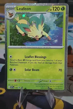Leafeon SVP170 SVP 170 Promo Prismatic Evolutions Pokemon Card NM - Image 2