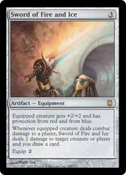 Magic MTG - Sword of Fire and Ice - Sombracier - EXC - EN - Image 1
