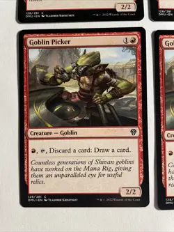 4x Mtg Dominaria United Goblin Picker NM/M Magic The Gathering - Image 2