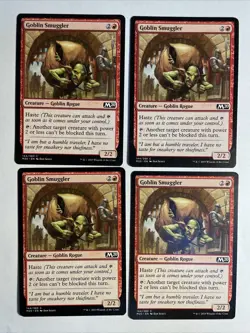 4x Mtg Core Set 2020 M20 Goblin Smuggler NM Magic The Gathering - Image 1
