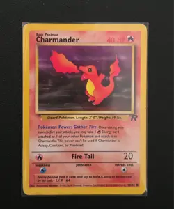 Pokemon Team Rocket Charmander 50/82 Vintage WOTC Common - Image 1