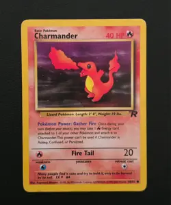 Pokemon Team Rocket Charmander 50/82 Vintage WOTC Common - Image 2