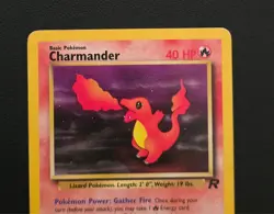 Pokemon Team Rocket Charmander 50/82 Vintage WOTC Common - Image 3