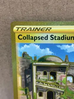 Collapsed Stadium 215/196 Full Art Trainer NM Pokemon Lost Origin - Image 2
