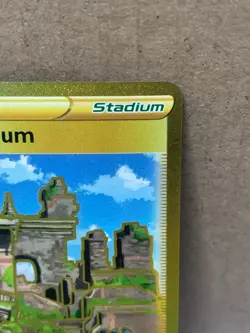 Collapsed Stadium 215/196 Full Art Trainer NM Pokemon Lost Origin - Image 3