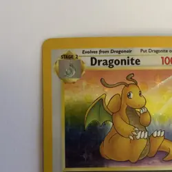1999 Pokemon Dragonite 100 HP Holo Rare 4/62 Fossil Set English TCG Card - Image 3