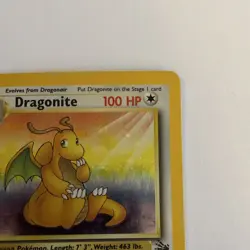 1999 Pokemon Dragonite 100 HP Holo Rare 4/62 Fossil Set English TCG Card - Image 4