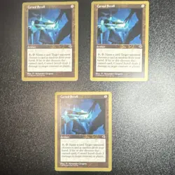 Magic: The Gathering Cursed Scroll World Championships 1998 3 Artifact Cards - Image 1