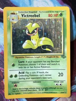 Victreebel Holo Rare 14/64 Jungle Set WOTC Pokemon Card LP - Image 1