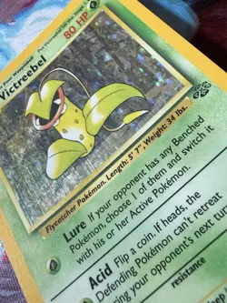 Victreebel Holo Rare 14/64 Jungle Set WOTC Pokemon Card LP - Image 2