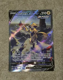 [ NM ] Zeraora V Chilling Reign Full Art Holo 166/198 Pokemon Card - Image 1