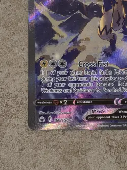 [ NM ] Zeraora V Chilling Reign Full Art Holo 166/198 Pokemon Card - Image 4