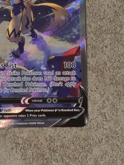 [ NM ] Zeraora V Chilling Reign Full Art Holo 166/198 Pokemon Card - Image 5