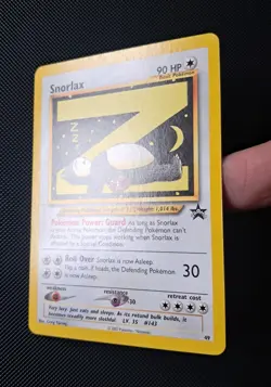 Pokemon card snorlax 49 Wizard Black Star promo NM - Image 4