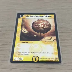 Lah, Purification Enforcer - Rare DM-01 10/110 - Duel Masters Card - Image 1