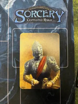Sorcery TCG Sir Lancelot Foil Promo Team Covenent - Image 1