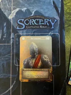 Sorcery TCG Sir Lancelot Foil Promo Team Covenent - Image 2