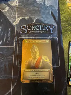 Sorcery TCG Sir Lancelot Foil Promo Team Covenent - Image 3
