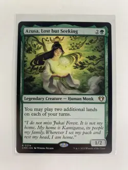 MTG / Azusa, Lost but Seeking / CMM / #274 / Regular / Rare / NM - Image 1